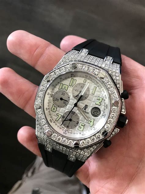 audemars piguet iced out fake|audemars piguet iced out price.